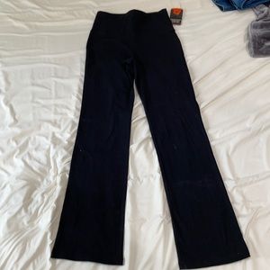 Black flare leg tummy control leggings